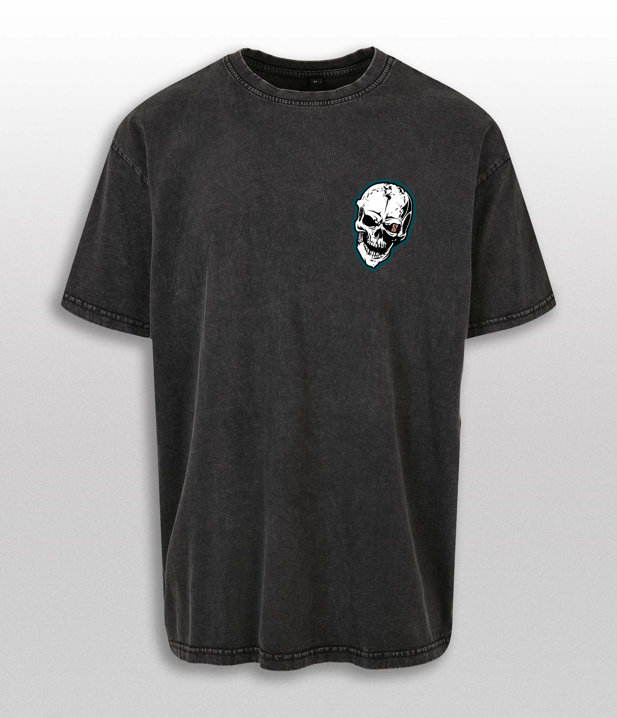 Oversized Skull Tee Torso Sock