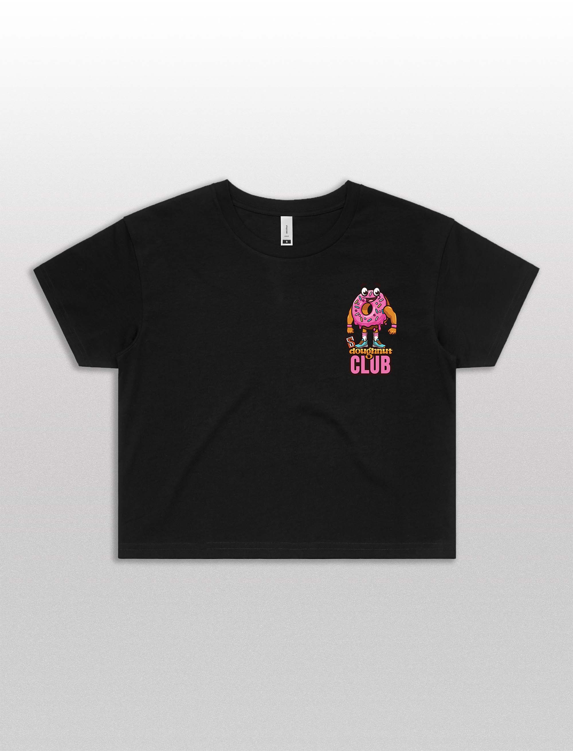 Doughnut Cropped Tee Torso Sock