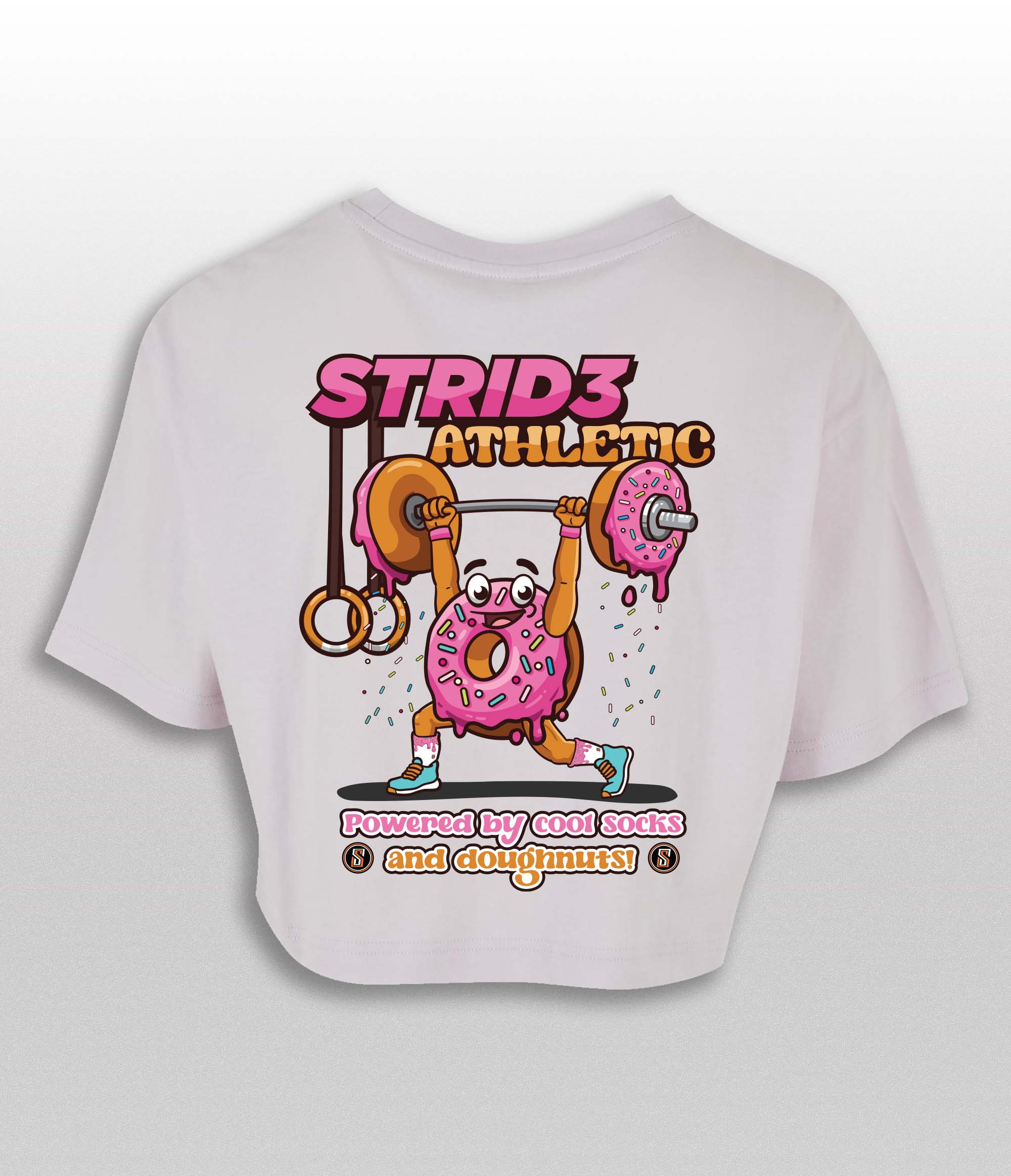 Oversized Doughnut Cropped Tee Torso Sock