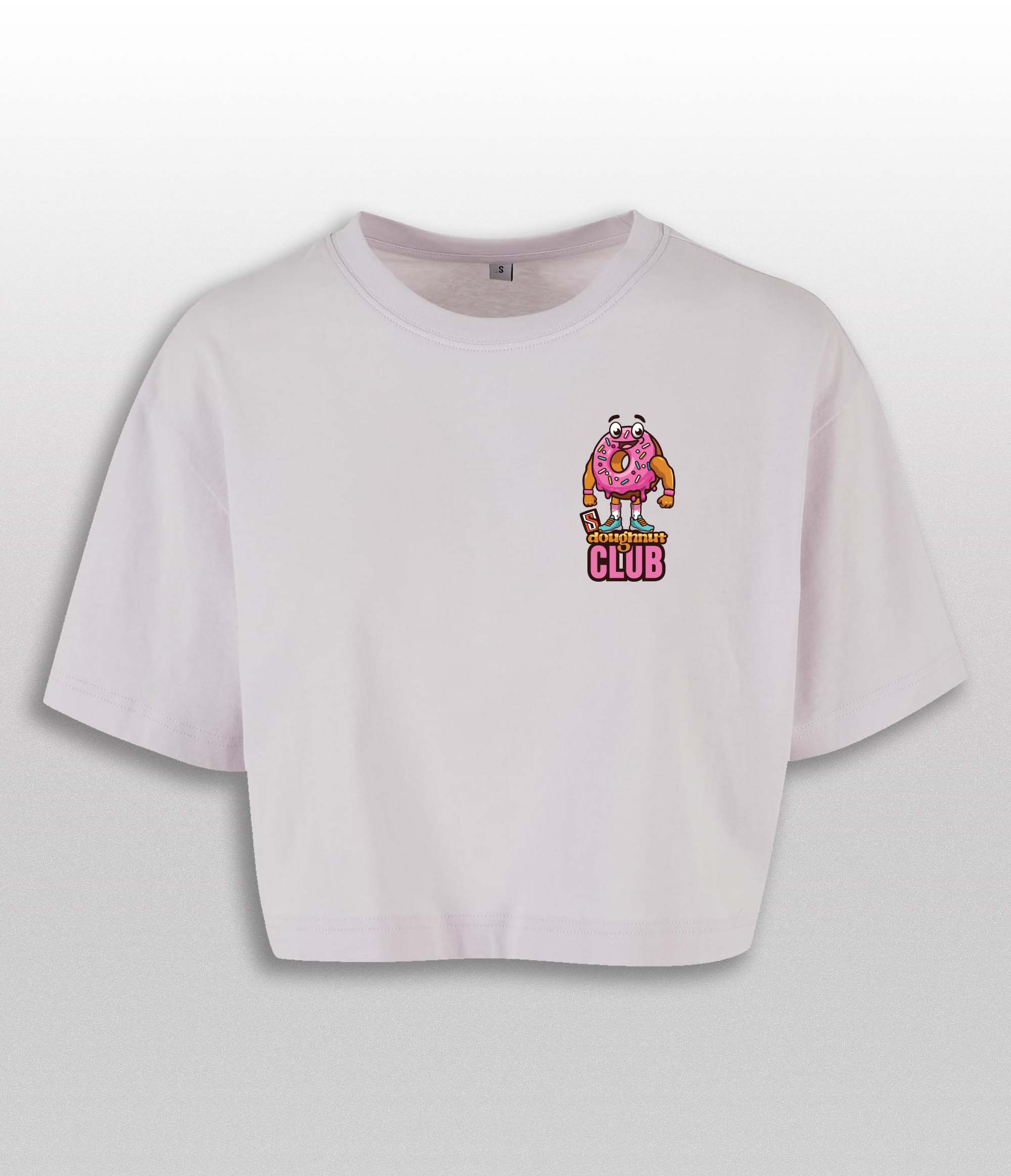 Oversized Doughnut Cropped Tee Torso Sock