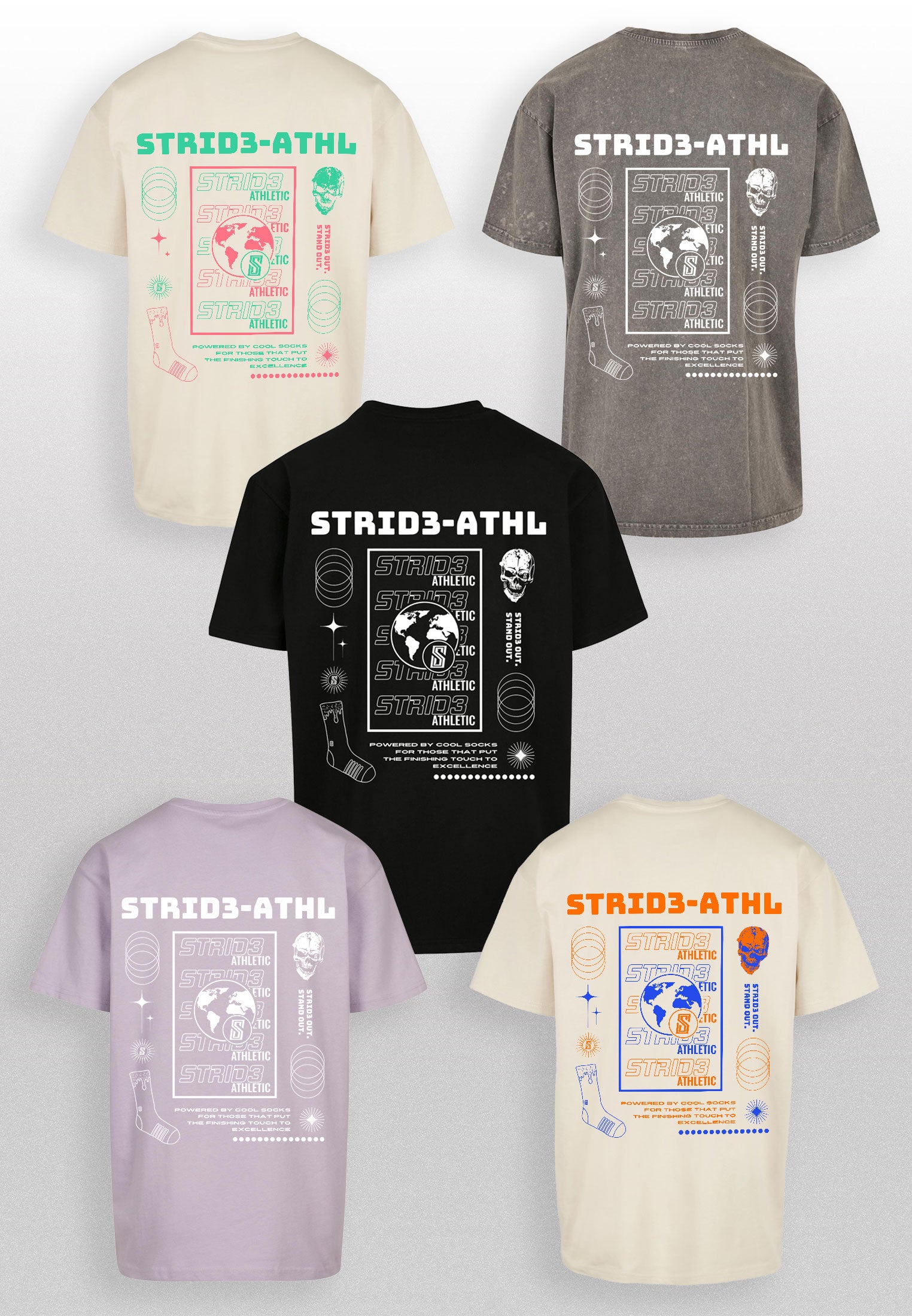 Oversized Torso Tee Sock