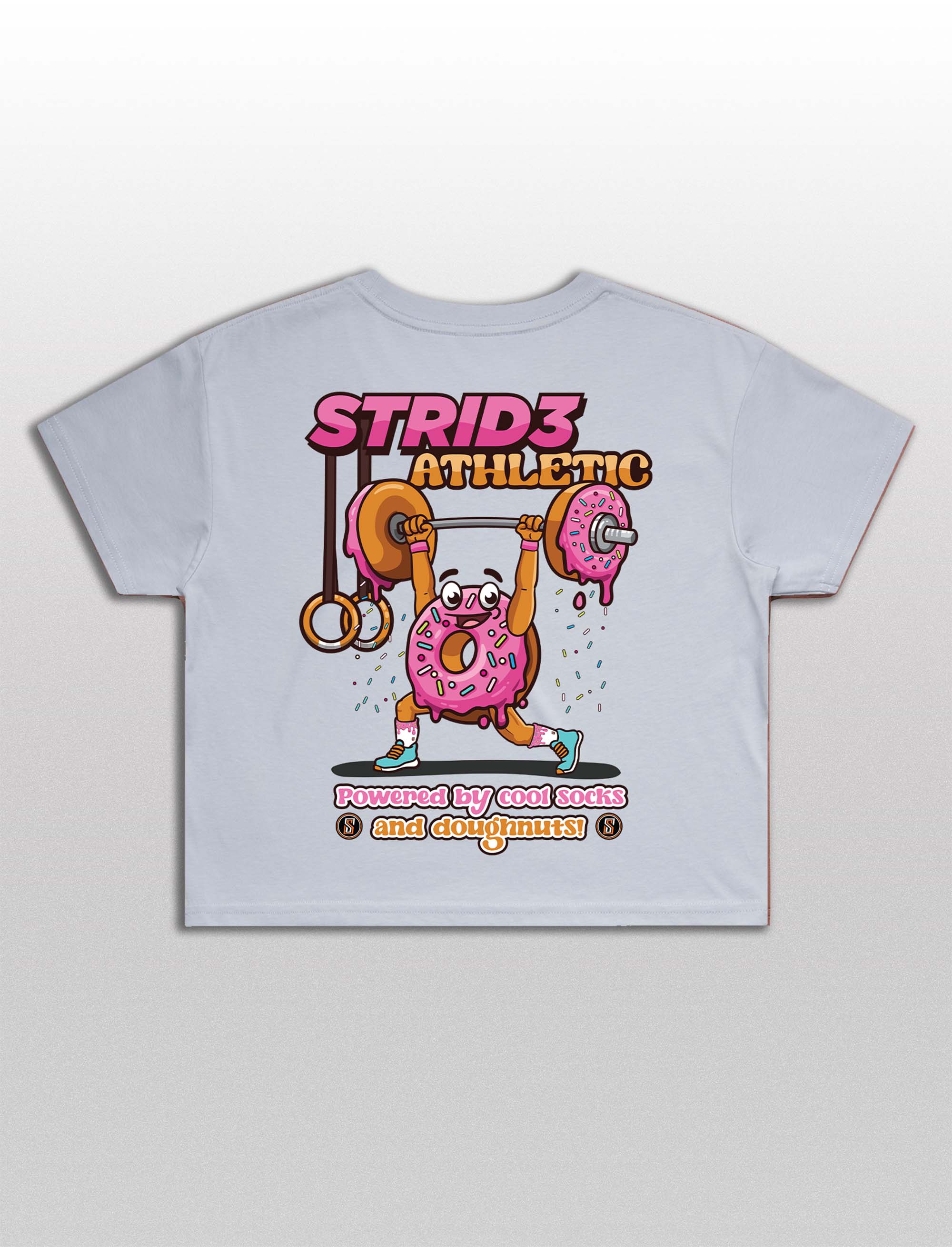 Doughnut Cropped Tee Torso Sock