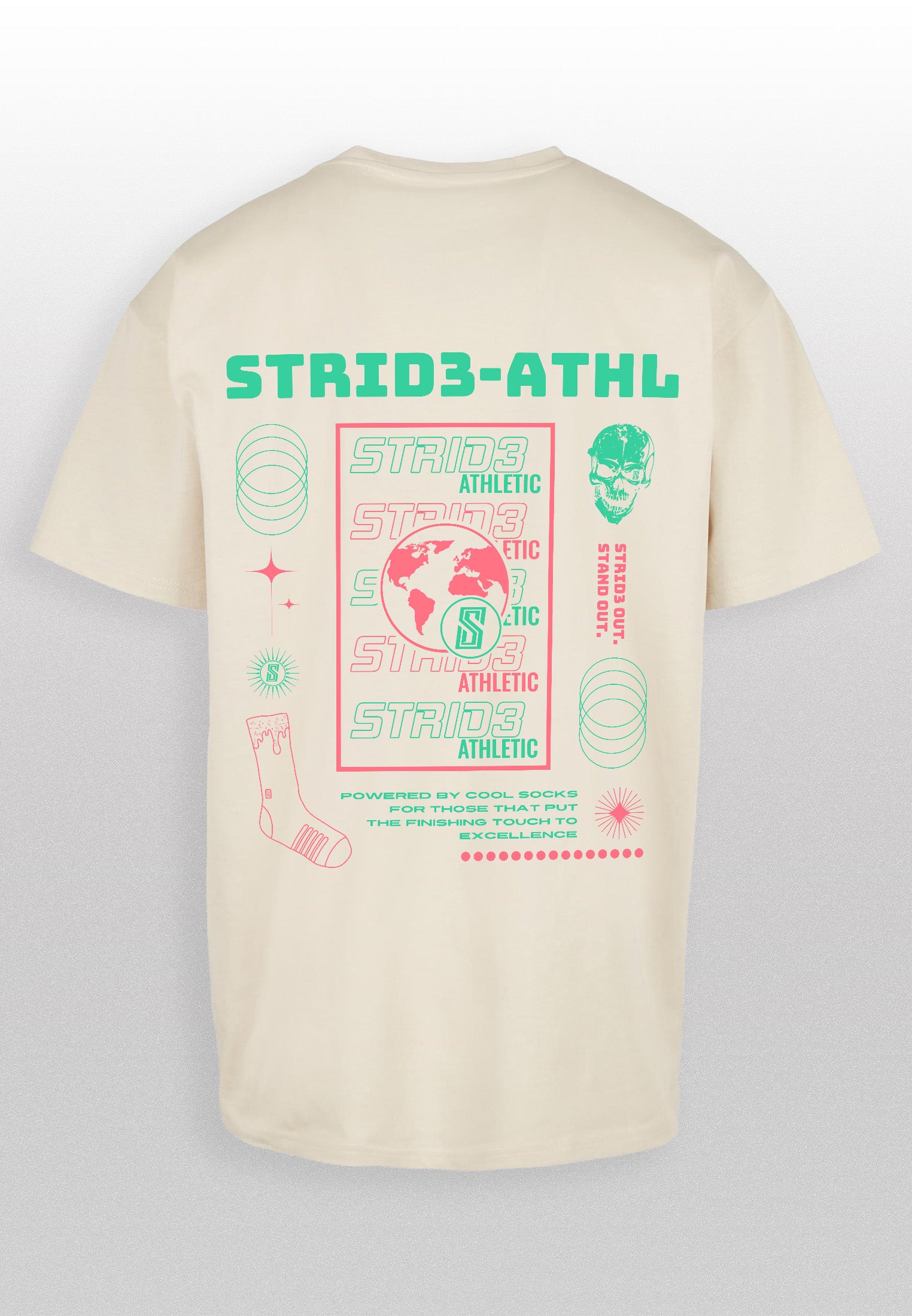 Oversized Torso Tee Sock