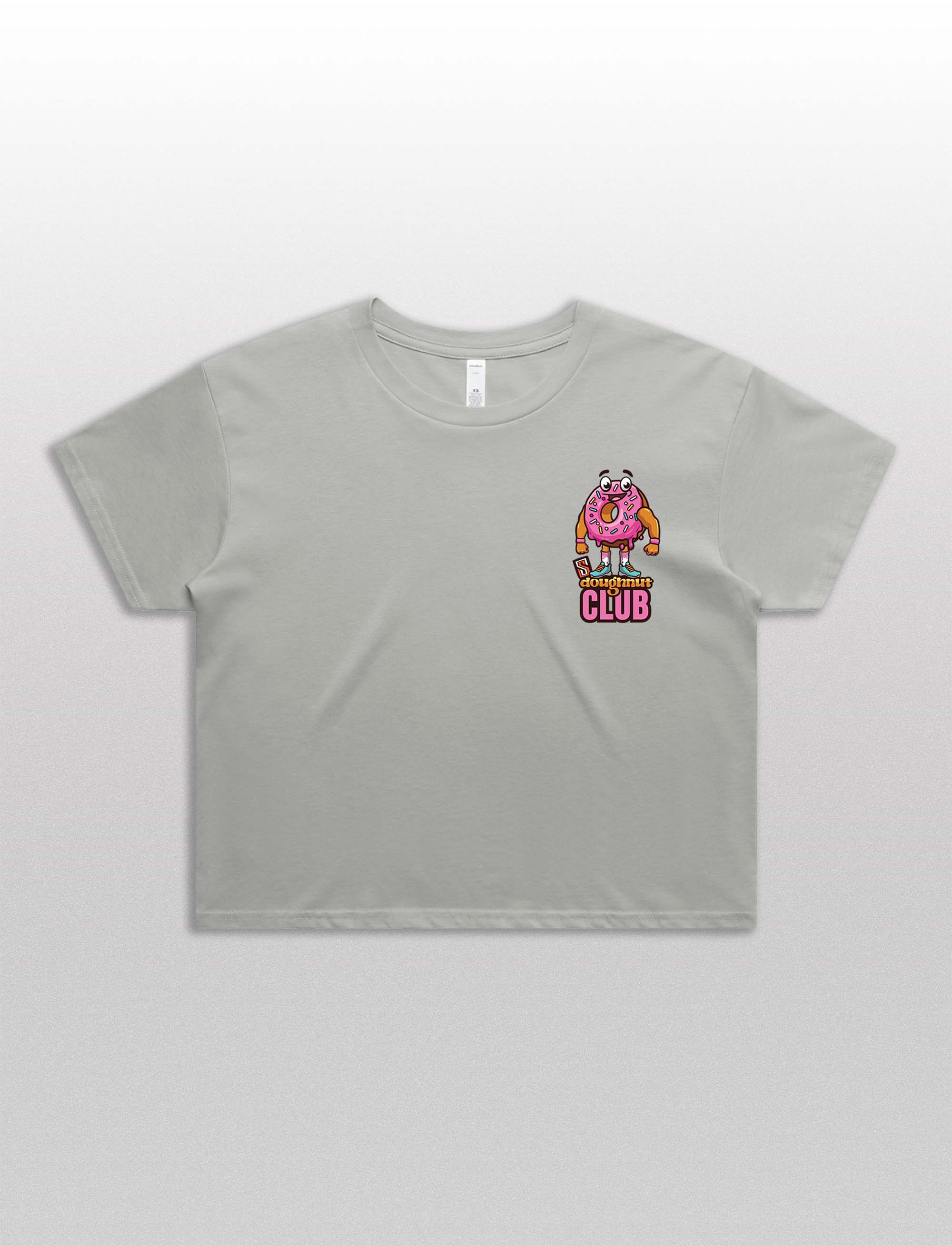 Doughnut Cropped Tee Torso Sock