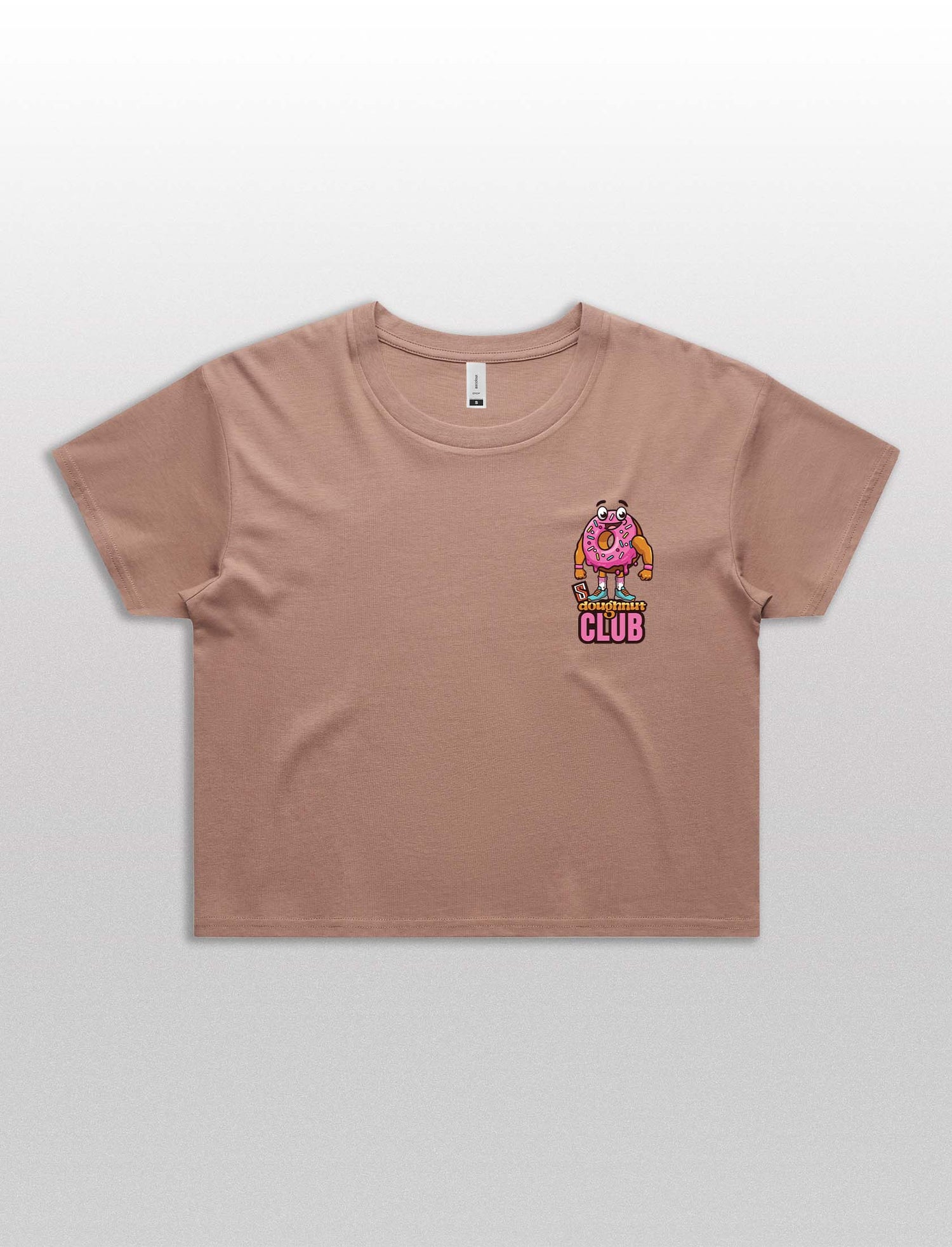 Doughnut Cropped Tee Torso Sock