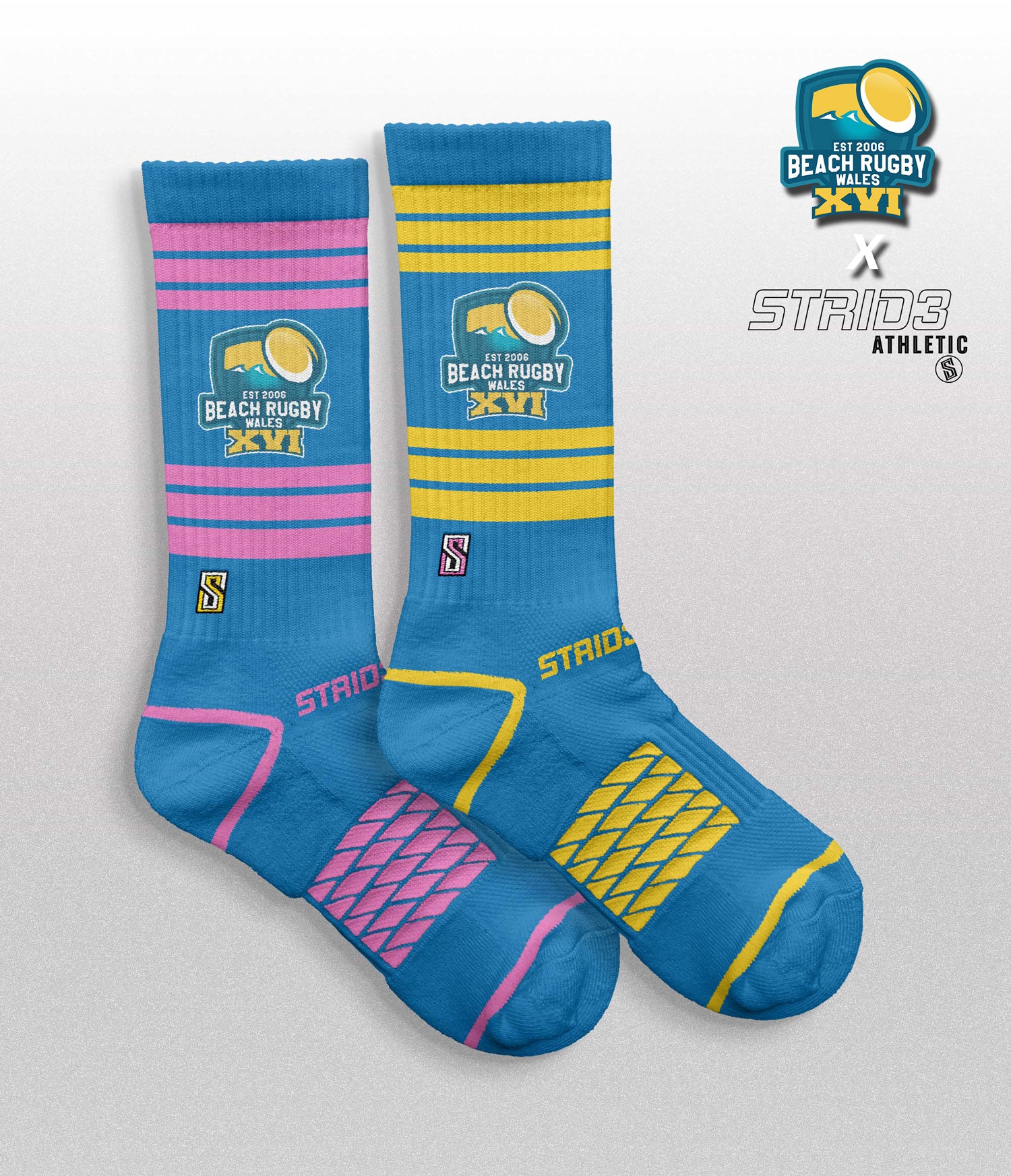 BEACH RUGBY WALES – Strid3 Athletic Custom Socks